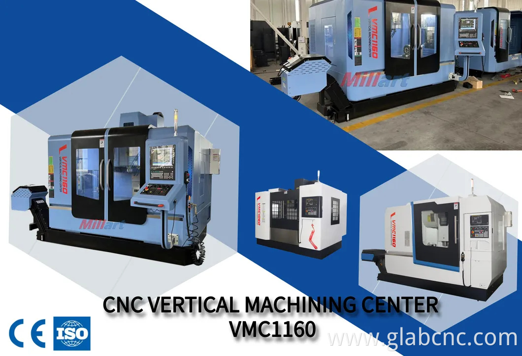 Factory Direct Supply High Accuracy 3-Axis 4-Axis 5-Axis Vmc1160 Vertical Machining Center